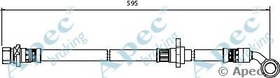 Тормозной шланг APEC braking купить