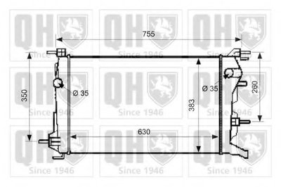 Радиатор, охлаждение двигателя QUINTON HAZELL купить