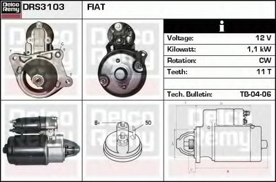 Стартер Remanufactured REMY (Light Duty) DELCO REMY купить