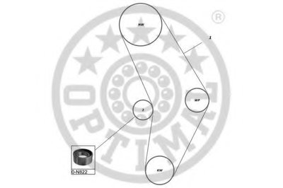 Комплект ремня ГРМ OPTIMAL купить