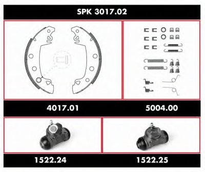 Комплект тормозов, барабанный тормозной механизм Super Precision Kit REMSA купить