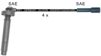 Комплект проводов зажигания BBT купить