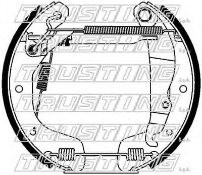 Комплект тормозных колодок FAST KIT TRUSTING купить