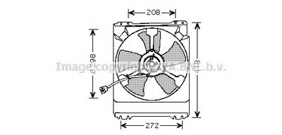 Вентилятор, охлаждение двигателя AVA QUALITY COOLING купить