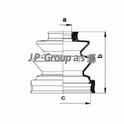 Комплект пылника, приводной вал QH JP GROUP купить