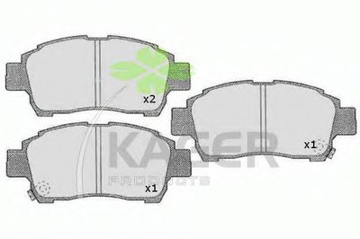 Комплект тормозных колодок, дисковый тормоз KAGER купить