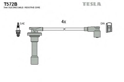 Комплект проводов зажигания TESLA купить