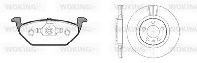 Комплект тормозов, дисковый тормозной механизм WOKING купить