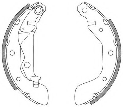 Комплект тормозных колодок ADVANCE OPEN PARTS купить