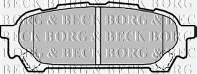 Комплект тормозных колодок, дисковый тормоз BORG & BECK купить