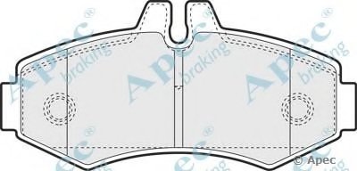 Комплект тормозных колодок, дисковый тормоз APEC braking купить