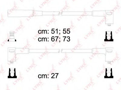 Комплект проводов зажигания LYNXauto купить