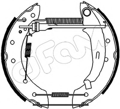 Комплект тормозных колодок Kit premounted CIFAM купить