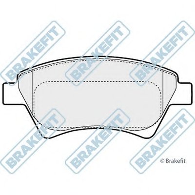 Комплект тормозных колодок, дисковый тормоз Brake Fit APEC braking купить