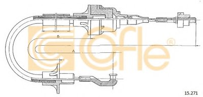 Тросик сцепления COFLE купить