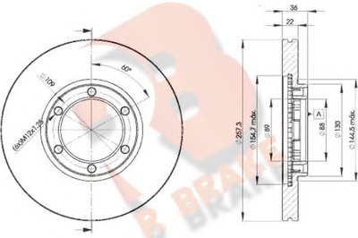 Тормозной диск R BRAKE купить