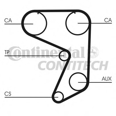 Ремень ГРМ Pasek rozrz№du FIAT 131, 131 FAMILIARE/PANORAMA, 132, ARGENTA, REGATA, RITMO