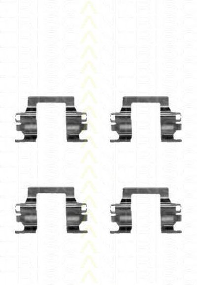 Комплектующие, колодки дискового тормоза TRISCAN купить
