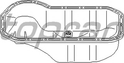 Масляный поддон TOPRAN купить