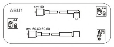 Комплект проводов зажигания JANMOR купить