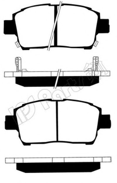 Комплект тормозных колодок, дисковый тормоз IPS Parts IPS Parts купить