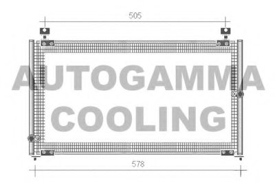 Конденсатор, кондиционер AUTOGAMMA купить