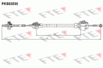 Тросик сцепления FTE купить