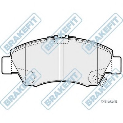 Комплект тормозных колодок, дисковый тормоз Brake Fit APEC braking купить