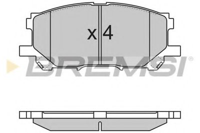 Колодки тормозные передние Lexus RX 03-08 (sumitomo)