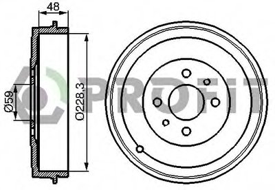 Тормозной барабан PROFIT купить