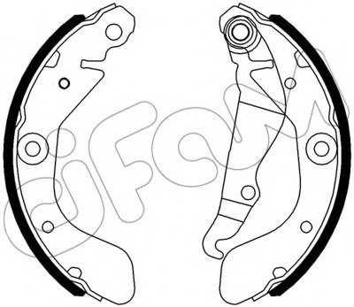 Комплект тормозных колодок CIFAM купить