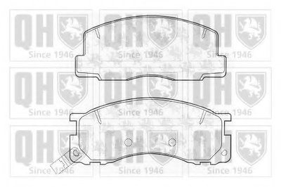 Комплект тормозных колодок, дисковый тормоз QUINTON HAZELL купить