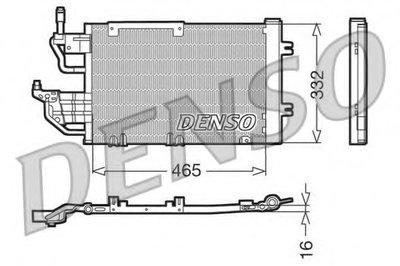 Конденсатор, кондиционер DENSO купить