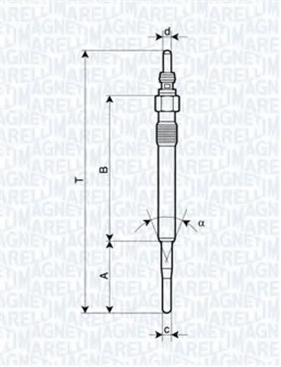 Свеча накаливания MAGNETI MARELLI купить