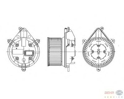 Вентиляция салона BEHR HELLA SERVICE купить