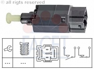Выключатель фонаря сигнала торможения FACET купить