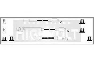 Комплект проводов зажигания HighVolt STANDARD купить