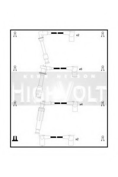 Комплект проводов зажигания HighVolt STANDARD купить