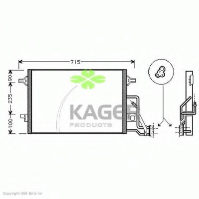 Конденсатор, кондиционер KAGER купить