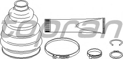 Комплект пылника, приводной вал TOPRAN купить