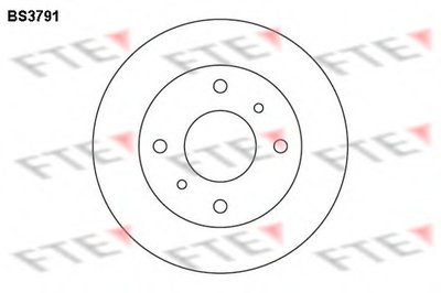 Тормозной диск FTE купить