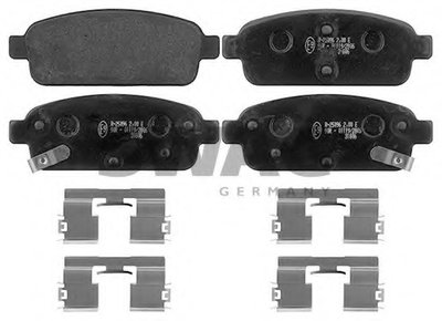 Комплект тормозных колодок, дисковый тормоз SWAG купить