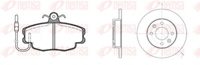 Комплект тормозов, дисковый тормозной механизм Twin Kit REMSA купить