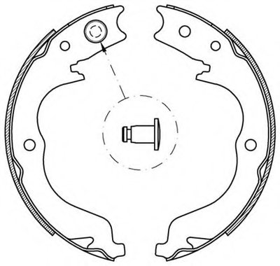 Комплект тормозных колодок ADVANCE OPEN PARTS купить