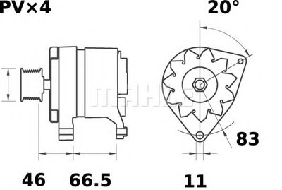 Генератор MAHLE ORIGINAL купить