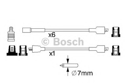 Комплект проводов зажигания BOSCH купить