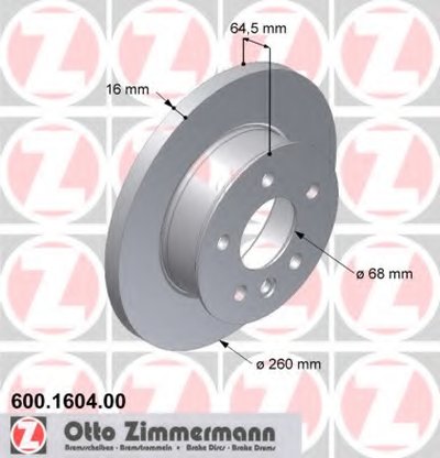 Тормозной диск ZIMMERMANN купить