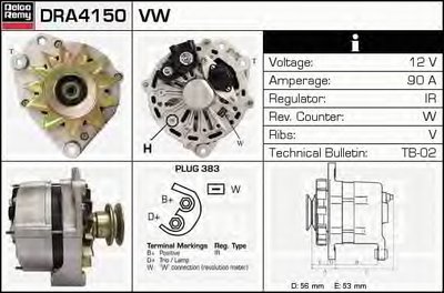 Генератор Remanufactured REMY (Light Duty) DELCO REMY купить