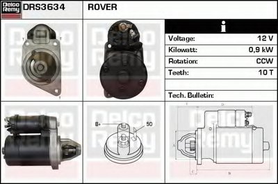 Стартер Remanufactured REMY (Light Duty) DELCO REMY купить