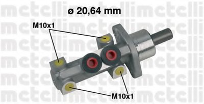 целиндер ручного тормоза METELLI купить